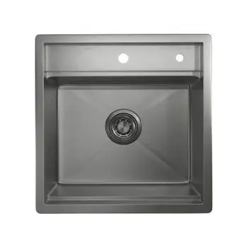 Кухонная мойка GRANULA Kitchen Space (5051, СТАЛЬ МАТОВАЯ)