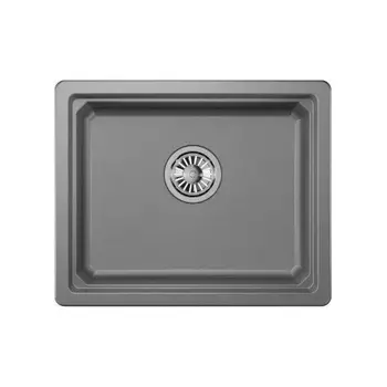 Кухонная мойка GRANULA Kitchen Space (5501U, АЛЮМИНИУМ)