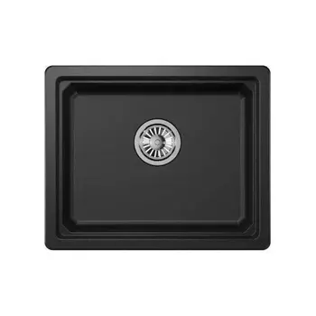 Кухонная мойка GRANULA Kitchen Space (5501U, ЧЁРНЫЙ)