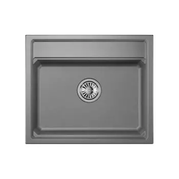 Кухонная мойка GRANULA Kitchen Space (6003, АЛЮМИНИУМ)