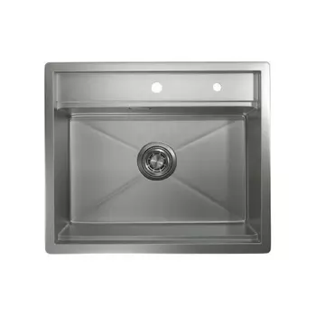 Кухонная мойка GRANULA Kitchen Space (6051, СТАЛЬ МАТОВАЯ)