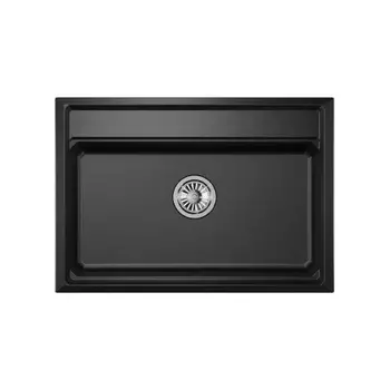 Кухонная мойка GRANULA Kitchen Space (7301, ШВАРЦ)