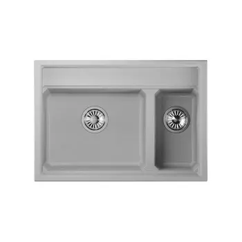 Кухонная мойка GRANULA Kitchen Space (7302, АРКТИК)
