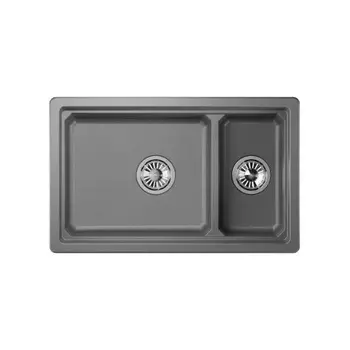 Кухонная мойка GRANULA Kitchen Space (7304U, АЛЮМИНИУМ)