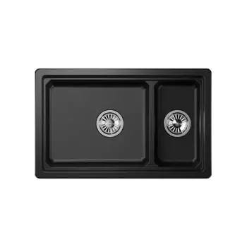 Кухонная мойка GRANULA Kitchen Space (7304U, ШВАРЦ)