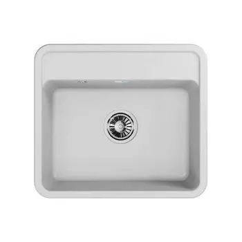 Кухонная мойка GRANULA Стандарт (5601, БЕЛЫЙ)