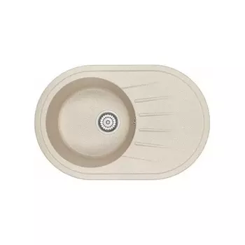 Кухонная мойка GRANULA Standart (7601, БЕЖЕВЫЙ)