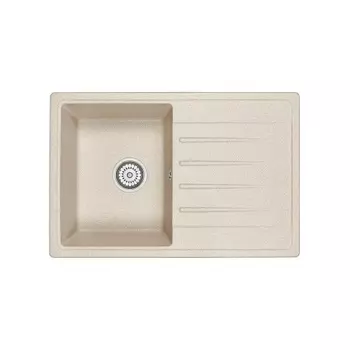 Кухонная мойка GRANULA Standart (7602, БЕЖЕВЫЙ)