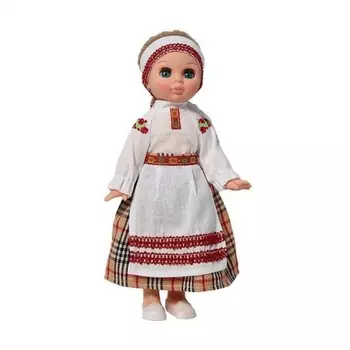 Кукла Эля Весна в белорусском костюме 30 см пластмассовая