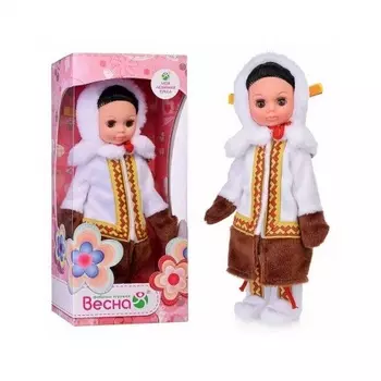 Кукла Эля в костюме народов Севера 2.Весна Кукла пластмассов