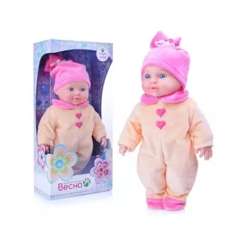 Кукла Малышка Сердечки (кукла пластмассовая),30 см Весна В3753