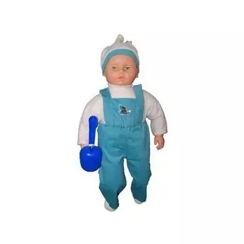 Кукла "Младенец Егорка №2" 56 см мягконабивная озвученная (глаза закрываются)