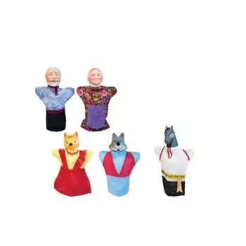 Кукольный театр "Битый небитого везет" (5 персонажей) Русский стиль 11205/11005