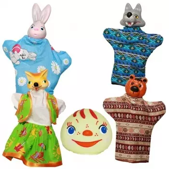 Кукольный театр Кудесники "Колобок" (7 персонажей) арт.СИ-683