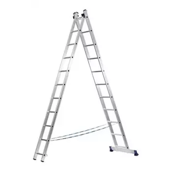 Лестница двухсекционная Сибин 38823-11 11 ступеней