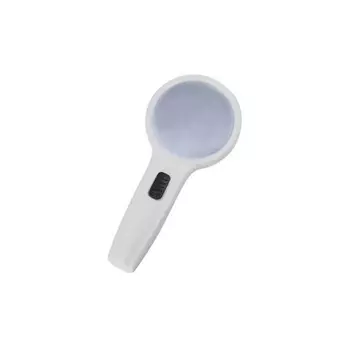 Лупа Kromatech ручная круглая 10x, 75 мм, с подсветкой (3 LED) TH-7016