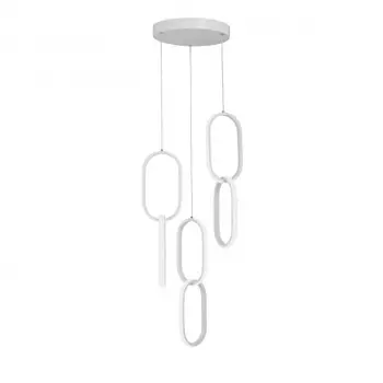 Люстра V4695-0/6S, LED 80Вт, 3900-4200К, 7500лм