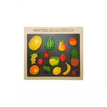 Магнитная игра Нескучные игры "Фрукты на магнитах" 15 дет арт.8351/30