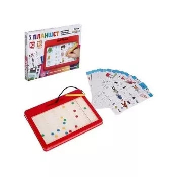 Магнитный планшет Эврики обучающий с карточками, 18 карточек арт.5278278