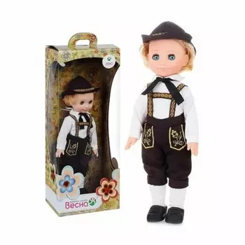 Мальчик в баварском костюме 30 см. Весна Кукла пластмассовая