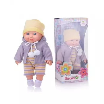 Малыш 12 мальчик кукла пластмассовая 30 см Весна В3024