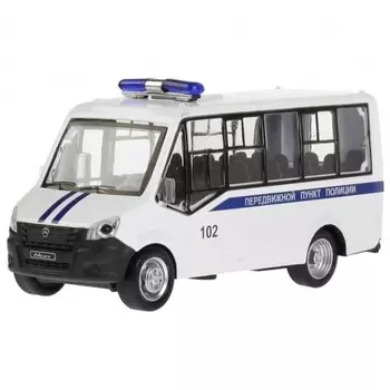 Машина Технопарк "Газель Next Citiline" Полиция 14 см арт.NEXTCITI-15SL-POL
