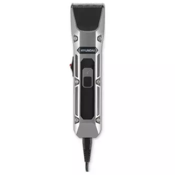 Машинка для стрижки Hyundai H-HC7115 черный 3Вт (насадок в компл:4шт)