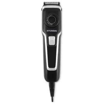 Машинка для стрижки Hyundai H-HC7127 черный 5Вт (насадок в компл:1шт)