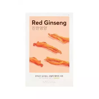 Маска для лица MISSHA Airy Fit Sheet Mask (Red Ginseng)