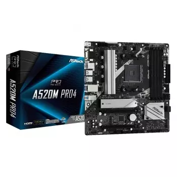 Материнская плата Asrock A520M PRO4 Socket AM4