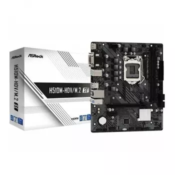 Материнская плата Asrock H510M-HDV/M.2 SE, Socket 1200, 2xDDR4-3200