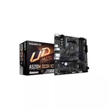 Материнская плата Gigabyte AMD A520 SAM4 (A520M DS3H V2 1.1)