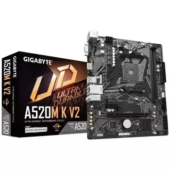 Материнская плата Gigabyte AMD A520 SAM4 (A520M K V2 1.1)