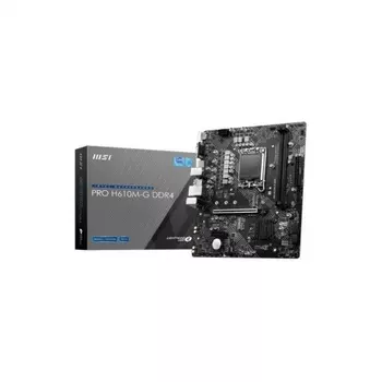 Материнская плата MSI PRO H610M-G Soc-1700 Intel H610 2xDDR5 mATX AC`97 8ch(7.1) GbLAN+VGA+HDMI+DP
