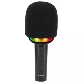Микрофон беспроводной Hyundai H-MIC100 черный