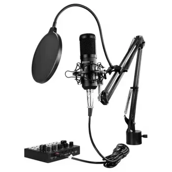 Микрофон проводной Оклик SM-600G 2.5м черный