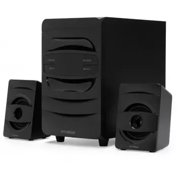 Микросистема Hyundai H-MS1404 черный 30Вт BT