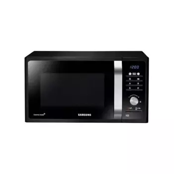 Микроволновая печь SAMSUNG MS23F301TQW/BW черная, 23 л, 800 Вт