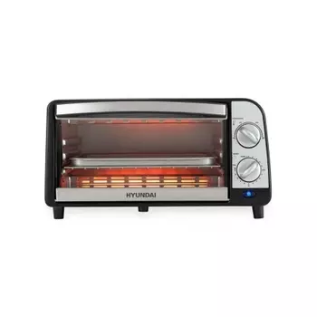Мини-печь Hyundai MIO-HY071 9л. 800Вт серебристый/черный