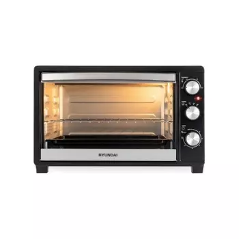Мини-печь Hyundai MIO-HY074 30л. 1500Вт серебристый/черный