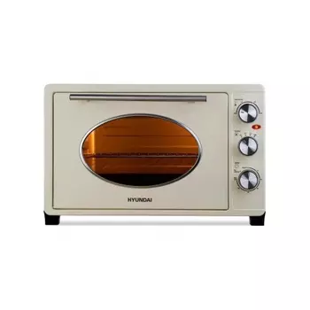 Мини-печь Hyundai MIO-HY084 33л. 1500Вт бежевый/хром