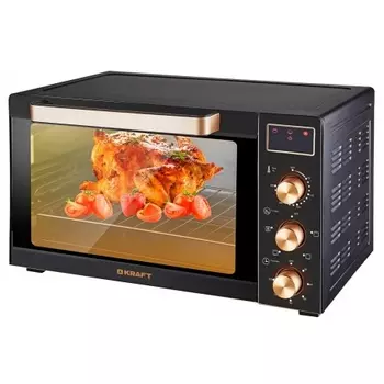 Мини-печь Kraft KF-MO 3506 KGLB черный/золотой