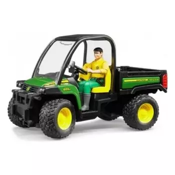 Мини-самосвал John Deere Gator XUV 855D с фигуркой водителя 107 мм Bruder 02490