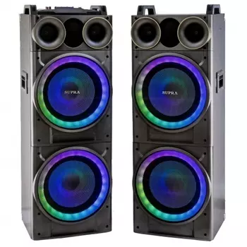 Минисистема Supra SMB-2150 черный 1200Вт FM USB BT SD