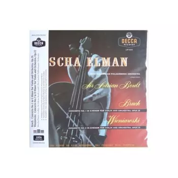 Mischa Elman - Bruch: Concerto No.1 For Violin And Orchestra/ Wieniawski: Concerto No.2 For Violin And Orchestra (Analogue) (8808678161229) виниловая пластинка