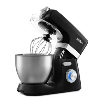 Миксер планетарный Kitfort КТ-1348-3 черный хорошее состояние