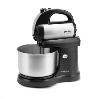 Миксер стационарный Vitek VT-1418 ST 800Вт черный/стальной
