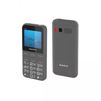 Мобильный телефон Maxvi B231 Grey (2 SIM)
