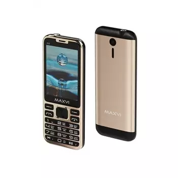 Мобильный телефон Maxvi X10 METALLIC GOLD (2 SIM)