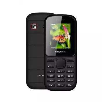 Мобильный телефон teXet TM-130 Black-Red